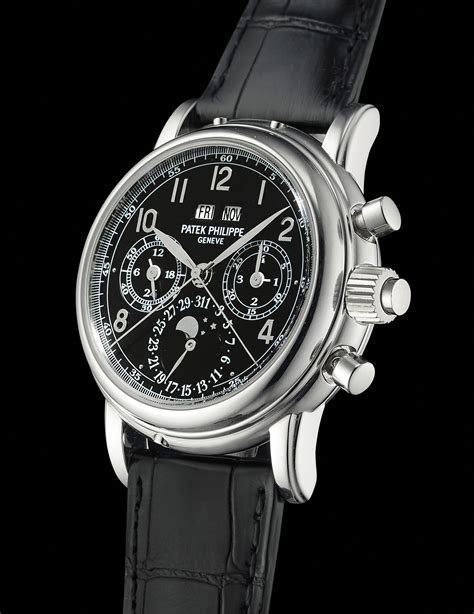 patek philippe 5004p plat inum per pet ual|patek 5004 split seconds calendar.